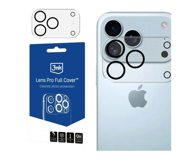 3mk Lens Pro Full Cover do iPhone 17 Pro Max - 1360778 - zdjęcie